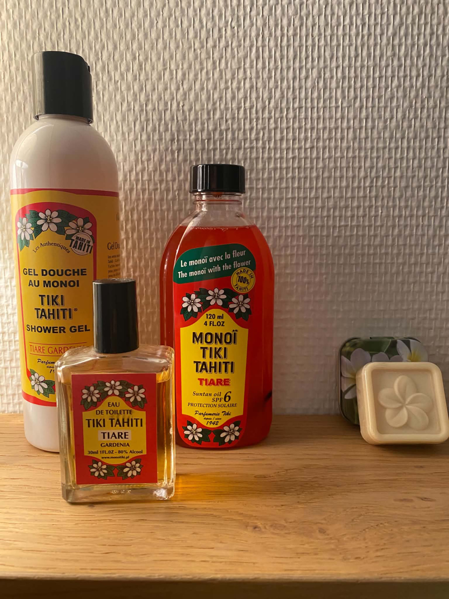 Produits et décoration polynésienne de l’institut
