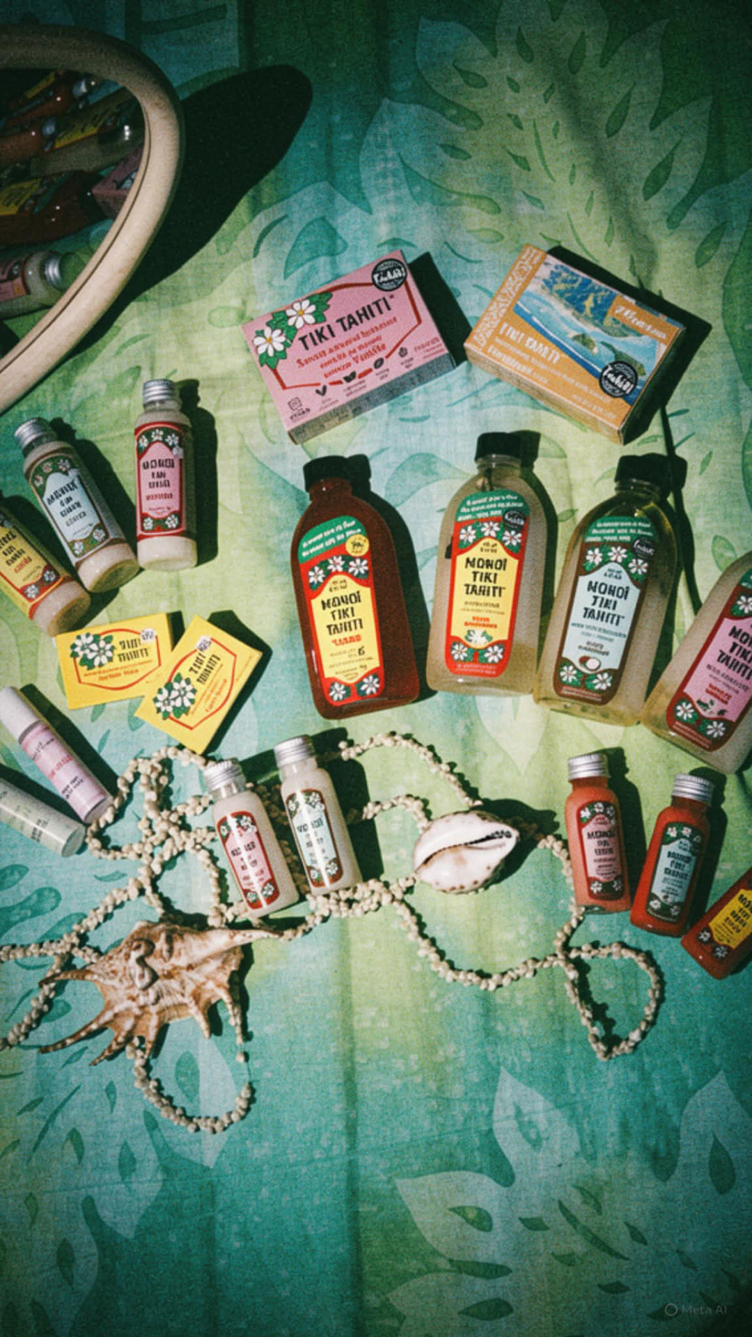 Produits et décoration polynésienne de l’institut